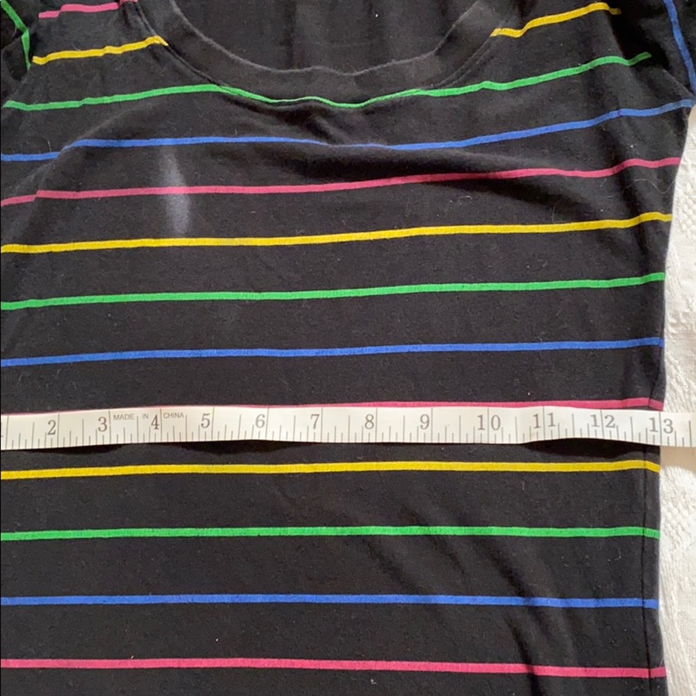 Forever 21 long sleeve knit black striped shirt - Picture 7 of 7